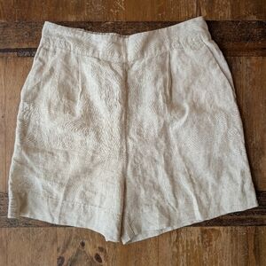 Faherty Summer Sands Linen Shorts Size Medium NWT